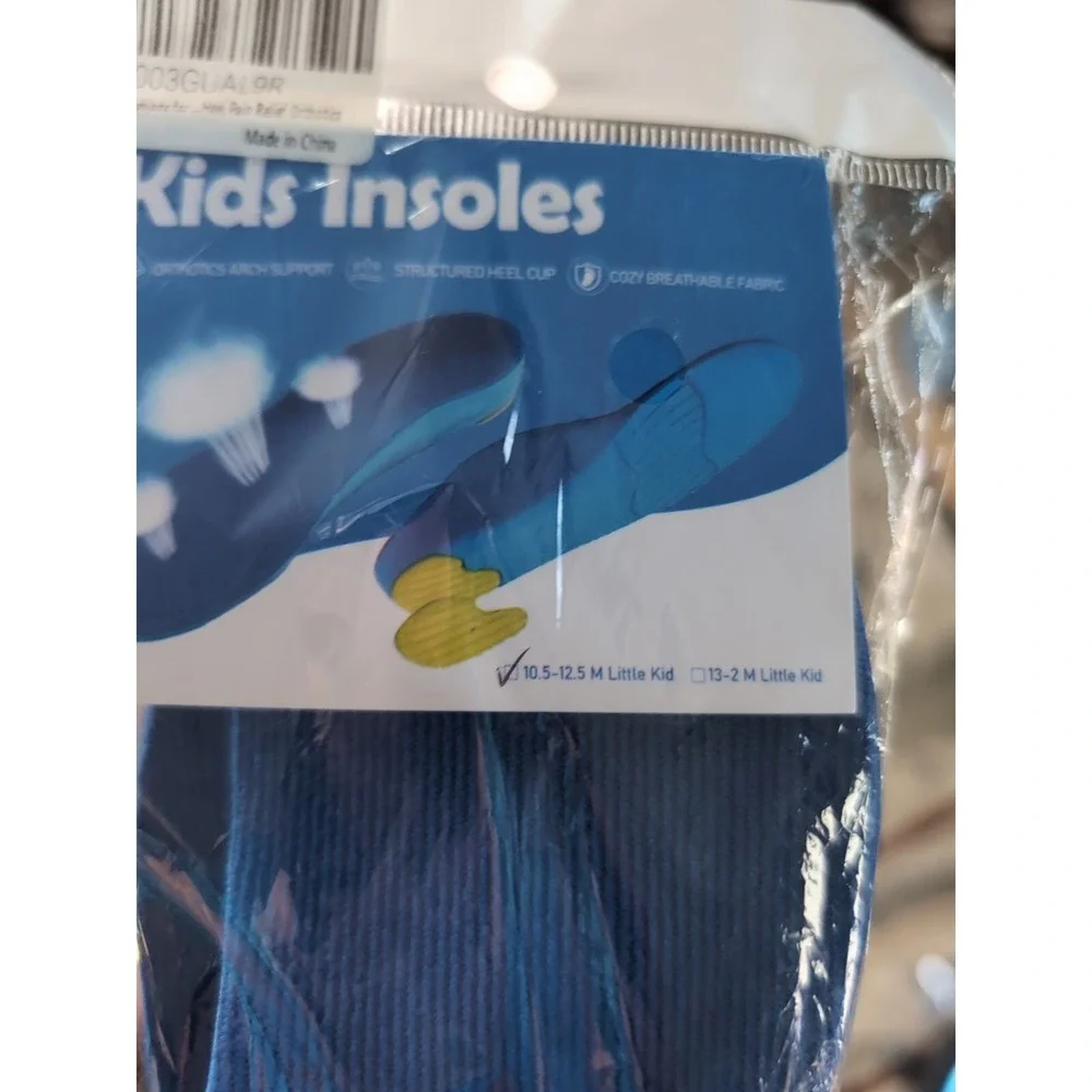 Kids Arch Support Shoe Insoles Plantar Fasciitis Orthotic Support Pain‎ Relief